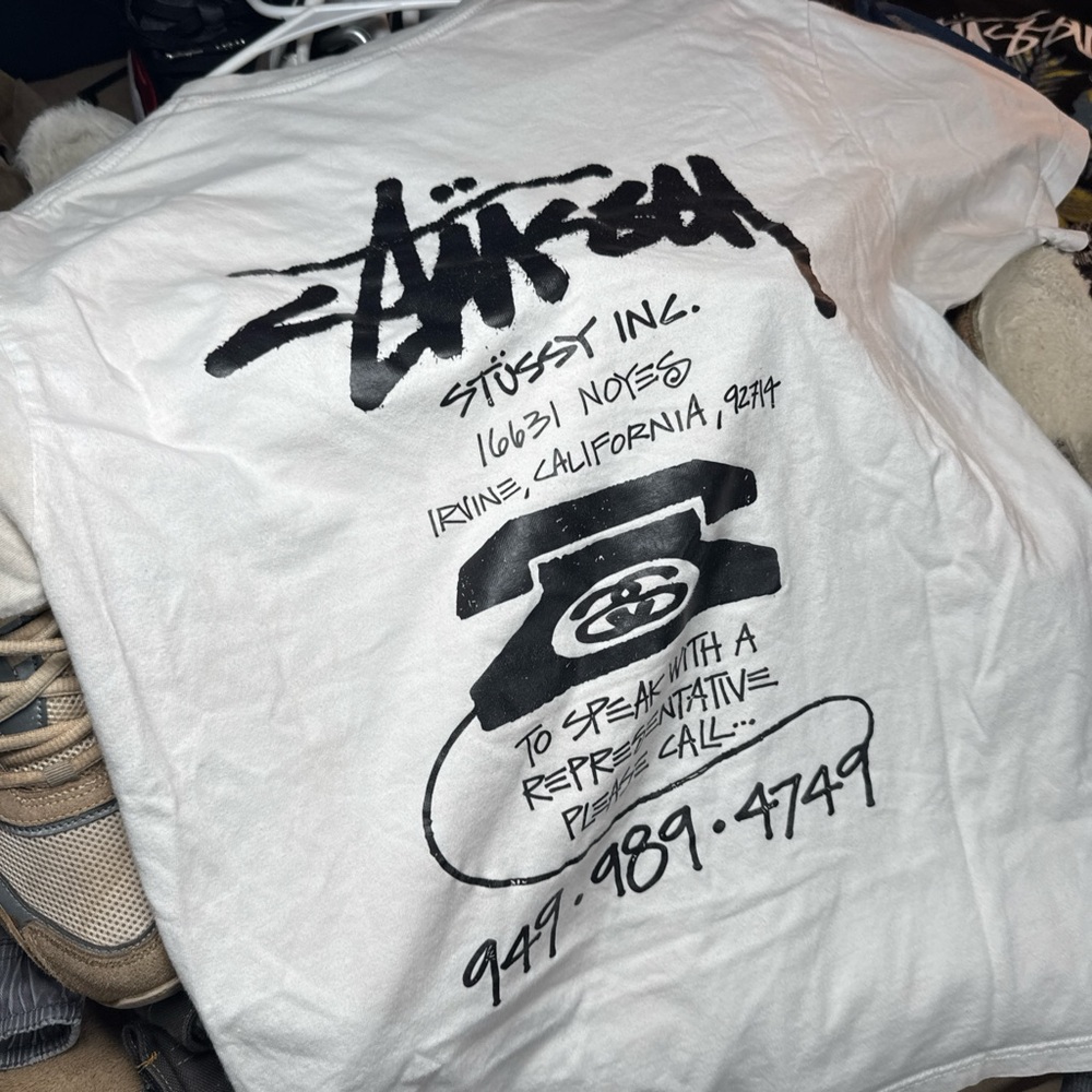 Stussy graphic tee